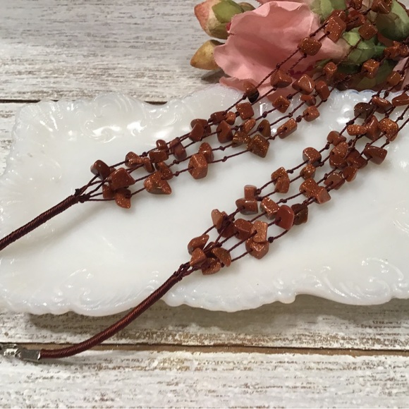 🌸[2/$30.00]🌸 Goldstone Necklace - Picture 6 of 6